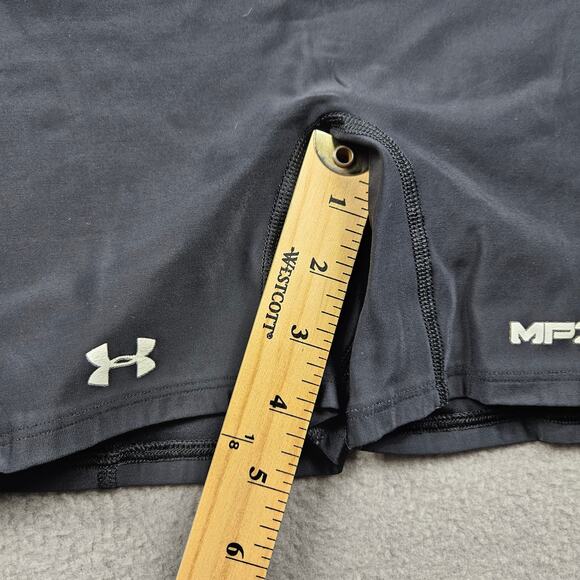 Under Armour Torque Slider Compression Black Shorts Womens M MPZ1 Softball - Picture 5 of 7